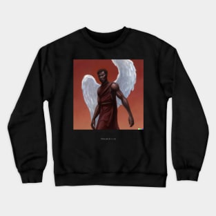 Black Angel Male Crewneck Sweatshirt